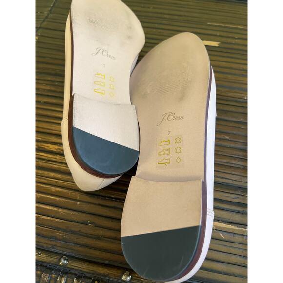 J. Crew Ryan Penny Loafer Sun Washed Pink Women's Size 7 Soft Leather Preppy EUC - Picture 7 of 9